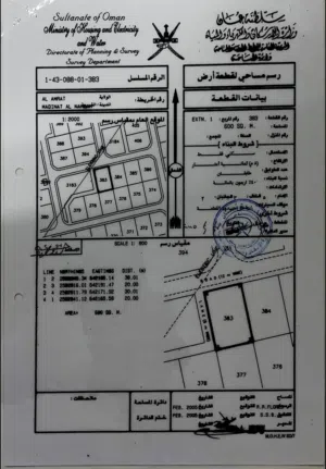 أرض في العامرات للبيع