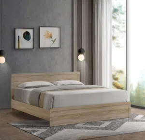 brand new bed with side table and 2door wardrobe for sale