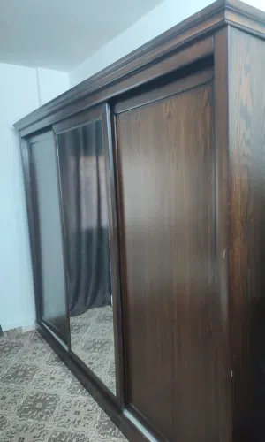 غرفه نوم خشب لاتيه استخدام بسيط  غرفه نوم شبابيه لاتيه ملبسه زان استخدام بسيط