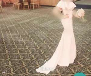 فساتين سهره مميزه جداً  لبسه واحده حجم M