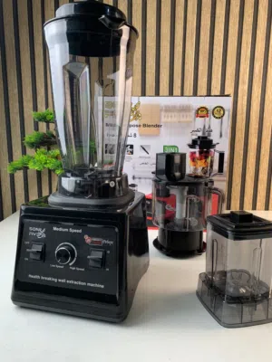 Soni Five Mixeur Blender Multifonction 3en1 Ultra Puissant 7500W avec 8 Lames en Acier Inoxydable