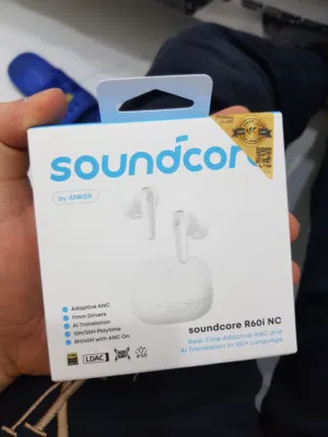 anker soundcore r60inc لون ابيض جديد غير مستخدم
