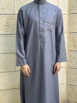 ثوب الاصيل لون ازرق قياس M 58 للبيع