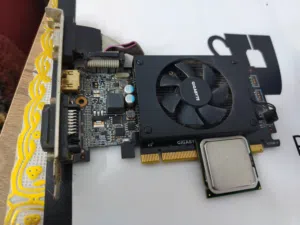 كرت شاشة gt 710 2gb و معالج q9400