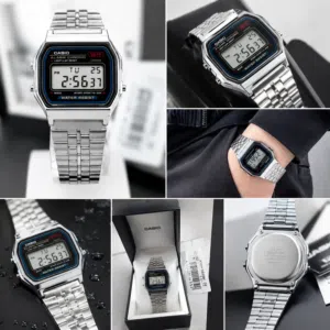 خصم خاص لفترة محدودة على ساعة Casio A158WA-1 الأصلية، السعر وباقي التفاصيل في الأسفل.