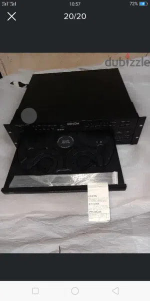 5. DVD changer.  مشغل 5 دي في دي ماركة دينون ياباني اصلي جديد بالكرتونة