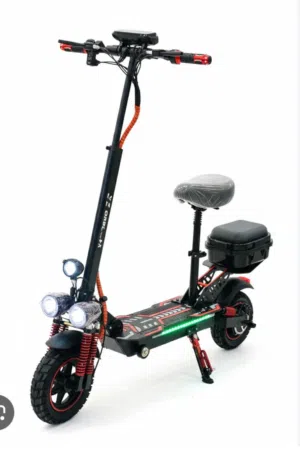 Grline S2-B Electric Scooter – Powerful 70KM/H Speed  Dual Shock Absorber  Heavy Duty Storage Box
