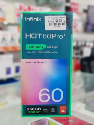 Brrand New Infinix Hot 60 Pro Plus in Oman  256GB Rom  1 Year Warranty