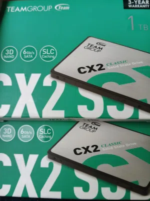 ssd sata 1t من الشركة المعروفة جديد مكرشم متوفر مساحة 1 تيرا للبيع اكثر من قطعه
