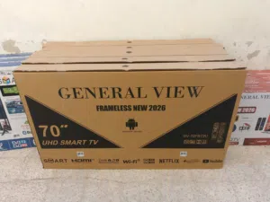 عرض نااار على شاشه جنرال فيو 70 بوصه فور كي سمارت اندرويد 15 أوامر صوتيه