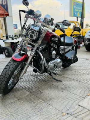 دراجة هارلي ديفيدسون سبوستر xl1200c موديل 2012 ماتور 1200cc مميزة جدا معدلة وبحالة ممتااازة