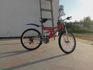 بسكليت مستعمل بحالة جيدة للبيع جنط 24 جبلي غيارات شغالات بريك خلفي شغال وصنوبر سات أمامي خلفي شغالات