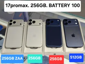 .. ابيض و ازرق 17.promax.  مستعمل حالة الجديد