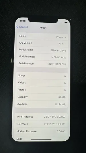 Apple iPhone 12 Pro 128 GB in Hawally