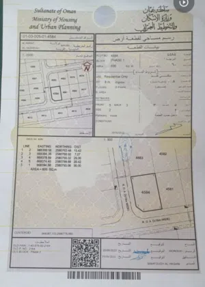 فرصه لا تتفوت ارض سكنه كورنر للبيع ف العامرات