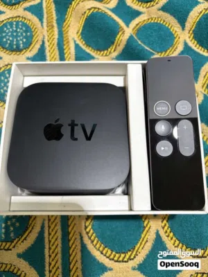 للببع ابل تي ڤي 4 k مساحه 32 جيجا بالكرتون يعتبر جديد التواصل وات ساب  متاح خدمه توصيل