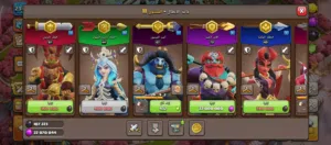 قريه كلاش اوف كلانس تاون 17 ماكس مشحونة مظاهر واسكنات كثيير