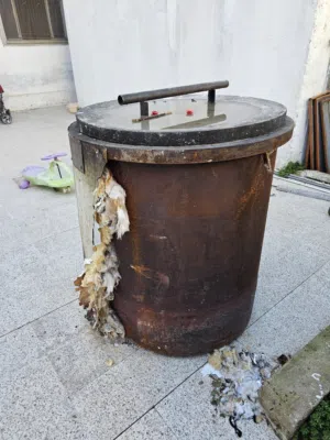 برميل زرب للبيع المستعجل بسعر مغري "جامبو" حديد سماكة 10 ملم