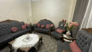 طقم كنب شبه جديد مستعمل