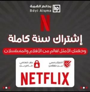 الاشتراك الرسمي ل نتفلكس مع الجودة العالية