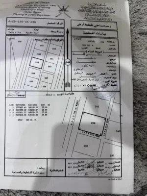 أرض للبيع في طيمساء قريبة من الشارع العام المزدوج، قريبة من جسر طيمساء، شبه ركنية