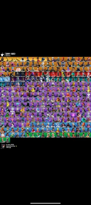 حساب فورت نايت ايكونك قوي 300سكن بسعر ناار وروكيت متوسط