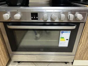 طباخ سيراميك هوفر 90 × 60 سم، 5 مناطق للطهي، نطاق طهي كهربائي بالكامل 90 سم