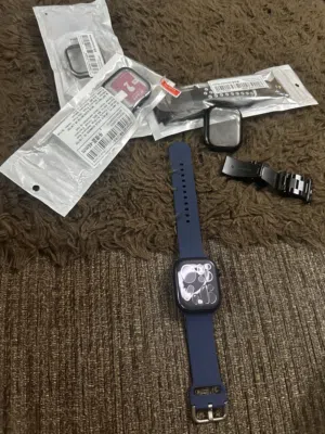 Apple watch s10 black color 46mm - ساعه ابل وتش سيريس 10 اصليه اكبر حجم ونظيفه جدًا للبيع بسعر ممتاز