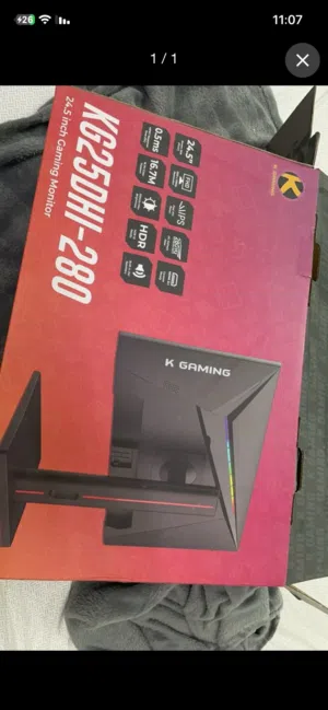 K Gaming KG25DHI-280 للبيع او للبدل