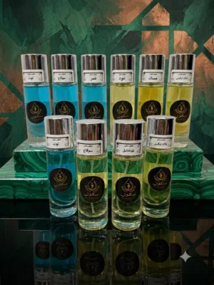 عطر 10 زجاجات 300 مل مستوحي من اقوي العطور العالميه بجوده عاليه وثبات قوي للاستعمال الشخصي