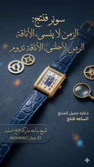 للبيع ساعه ماركه اصليه