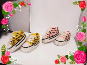 اشيك كوتشى النمر للاطفال ولادى وبناتى هاند ميد