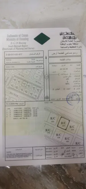 Mixed Use Land for Sale in Al Batinah Rustaq