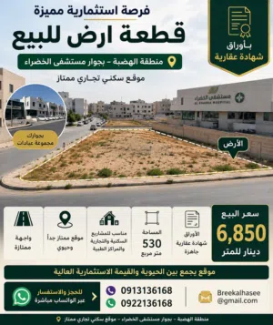 في الهضبة... موقع تجاري يفتح لك أبواب الاستثمار