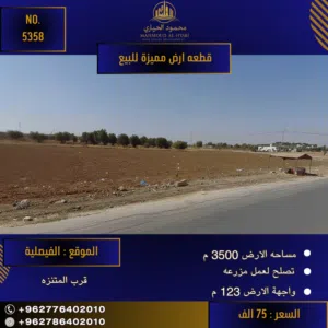Farm Land for Sale in Madaba Al-Faisaliyyah