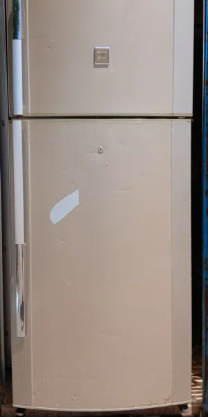 sharp, 577 litre double door fridge