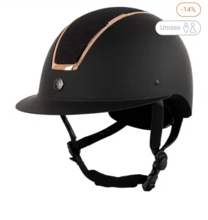 Br Omega helmet Black/Rose 55-57 cm