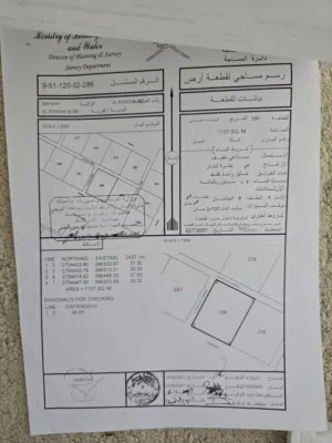 Industrial Land for Sale in Buraimi Mahdah