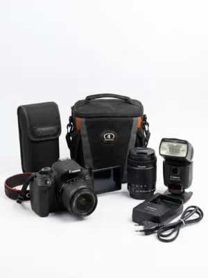 Camera for Sale Canon EOS 700D DSLR Camera with 2 Lenses + Flash + Bag