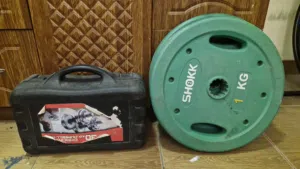 عرض خاص أوزان دمبل 30 كيلوا + 2 طارات 10 كيلو