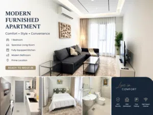 Brand New Furnished 1BR Apartment  All Bills Included  Ghala Heights  Available Now