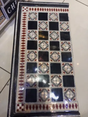 العاب تحدي العاب ذكاء  شطرنج دومينو جكرى طاولة زهر صدف يدوي صناعة مصرية شكل وائع حشب ممتاز