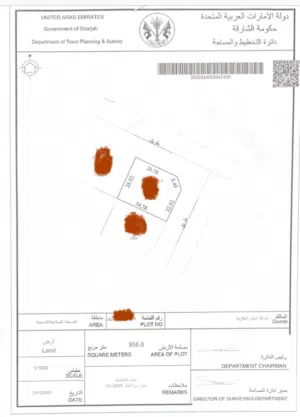 للبيع ارض صناعيه الصجعه10،296 قدم خاليه زاويه اقساط تملك حر جميع الجنسيات