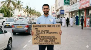 I need a part time job in salalah