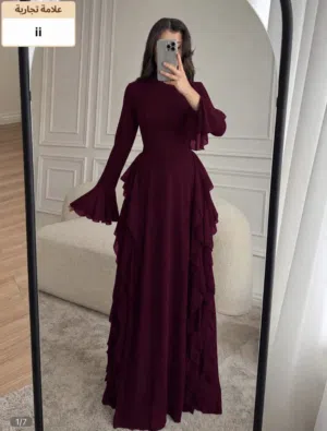 فستان سهرة للمحجبات