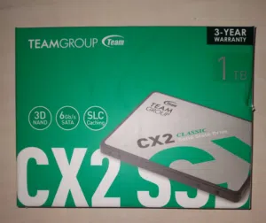جديد TeamGroup CX2 1TB SSD السعر 800 و نقبل الدفع بي الحوالة مع فرق السعر يمشي مع الكمبيوتر و الاب ت