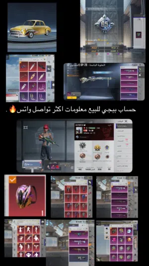 حساب ببجي للبيع قديم وقوي
