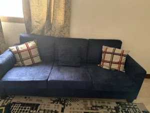 Blue Velvet Sofa set (3+2+1)
