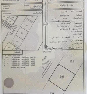 Commercial Land for Sale in Al Batinah Wadi Al Ma'awal