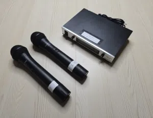 Dual Wireless Hand Held Microphones System (Made In China)